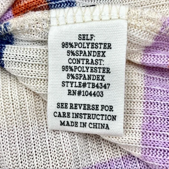 NWT Blu Pepper Day to Day V-neck Ribbed Sweater - Picture 10 of 13